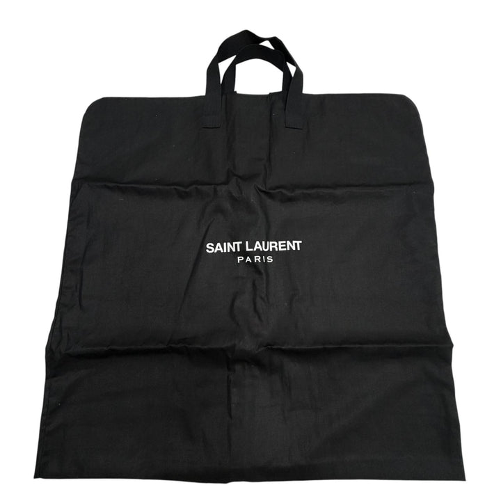 Great SAINT LAURENT PARIS leather jacket black Sheep leather mens 46 397472