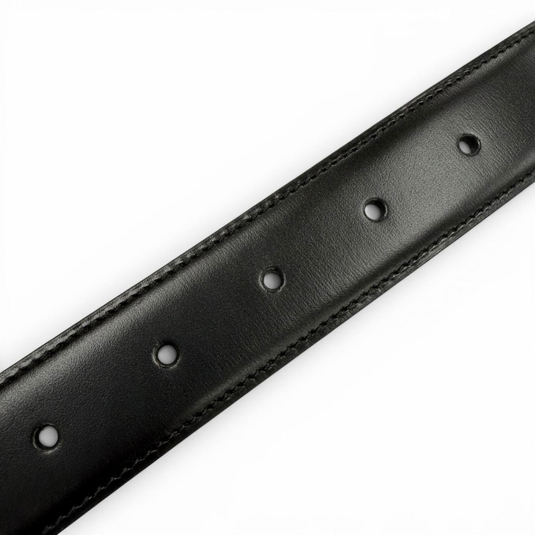 Excellent Cartier belt Must de Cartier reversible black leather mens