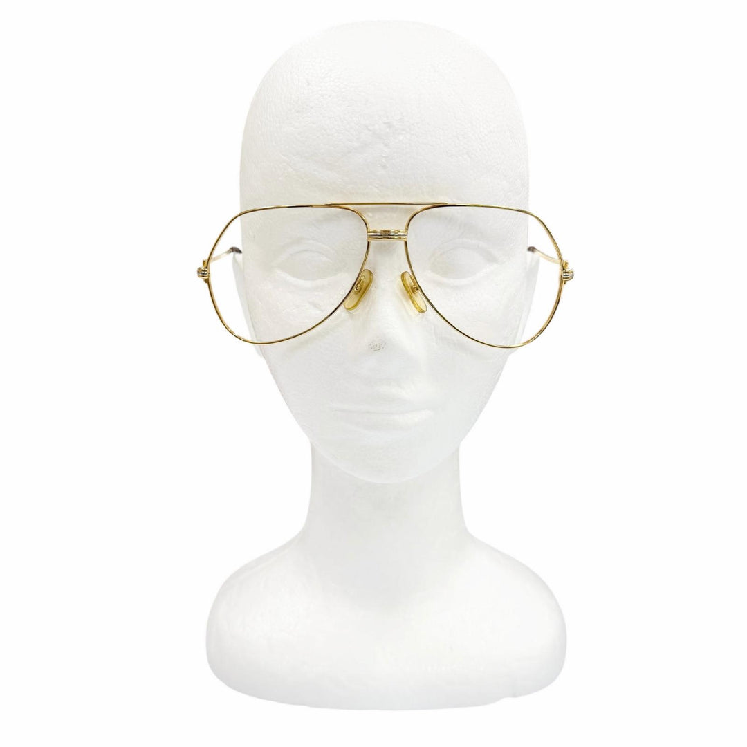 Great Cartier Glasses Trinity Two Bridges gold mens