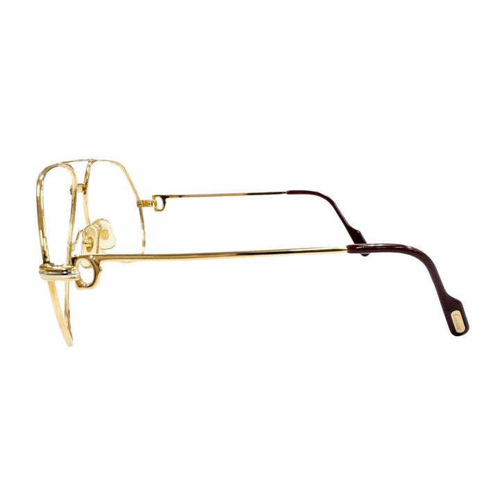 Great Cartier Glasses Trinity Two Bridges gold mens