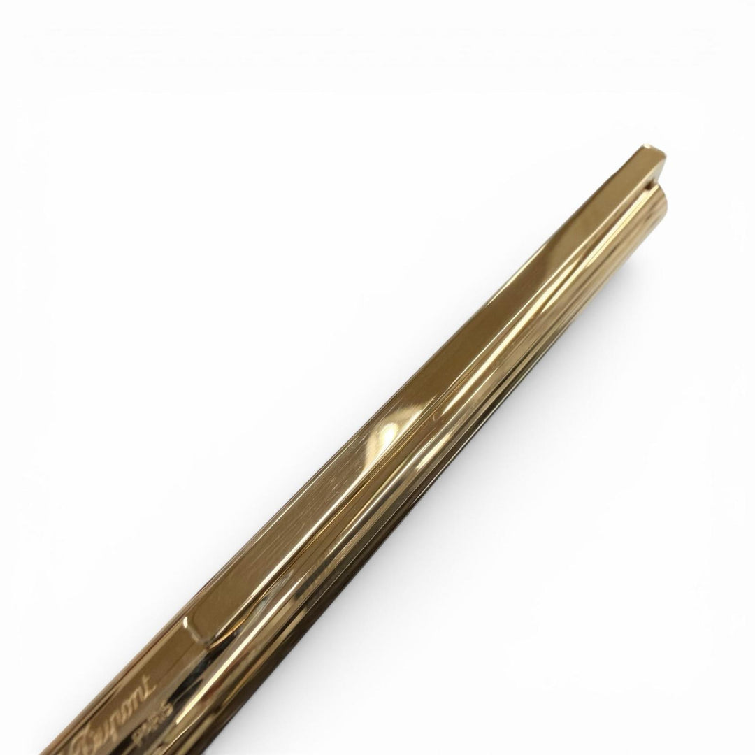 Excellent Dupont Classic Ballpoint pen and mechanical pencil set of 2 gold