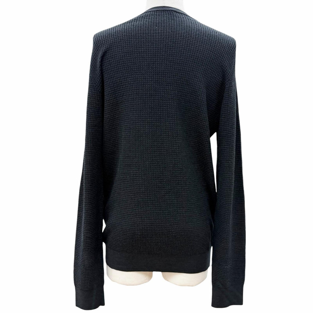 Great LOUIS VUITTON sweater Dark gray wool mens L