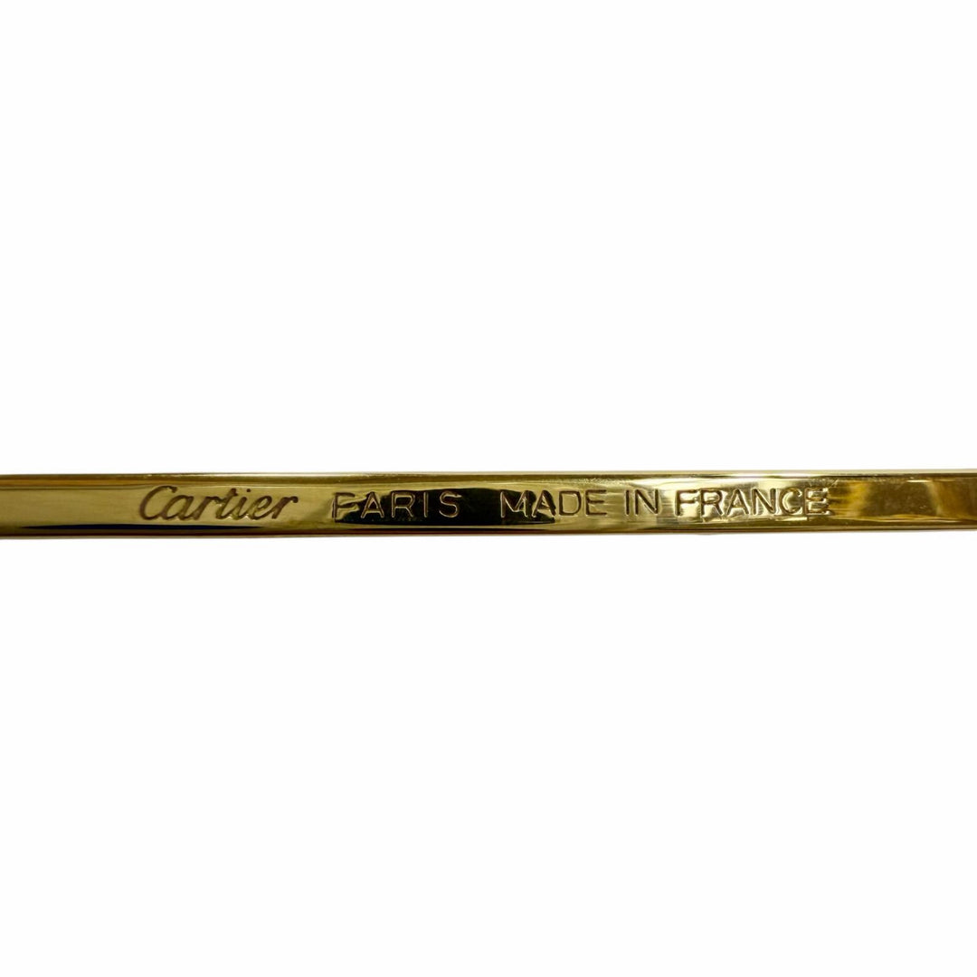 Great Cartier Glasses Two-bridge aviator gold mens