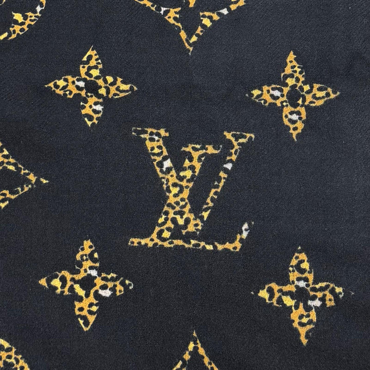 Great LOUIS VUITTON Stall Logo-emblazoned monogram leopard print wool M73644