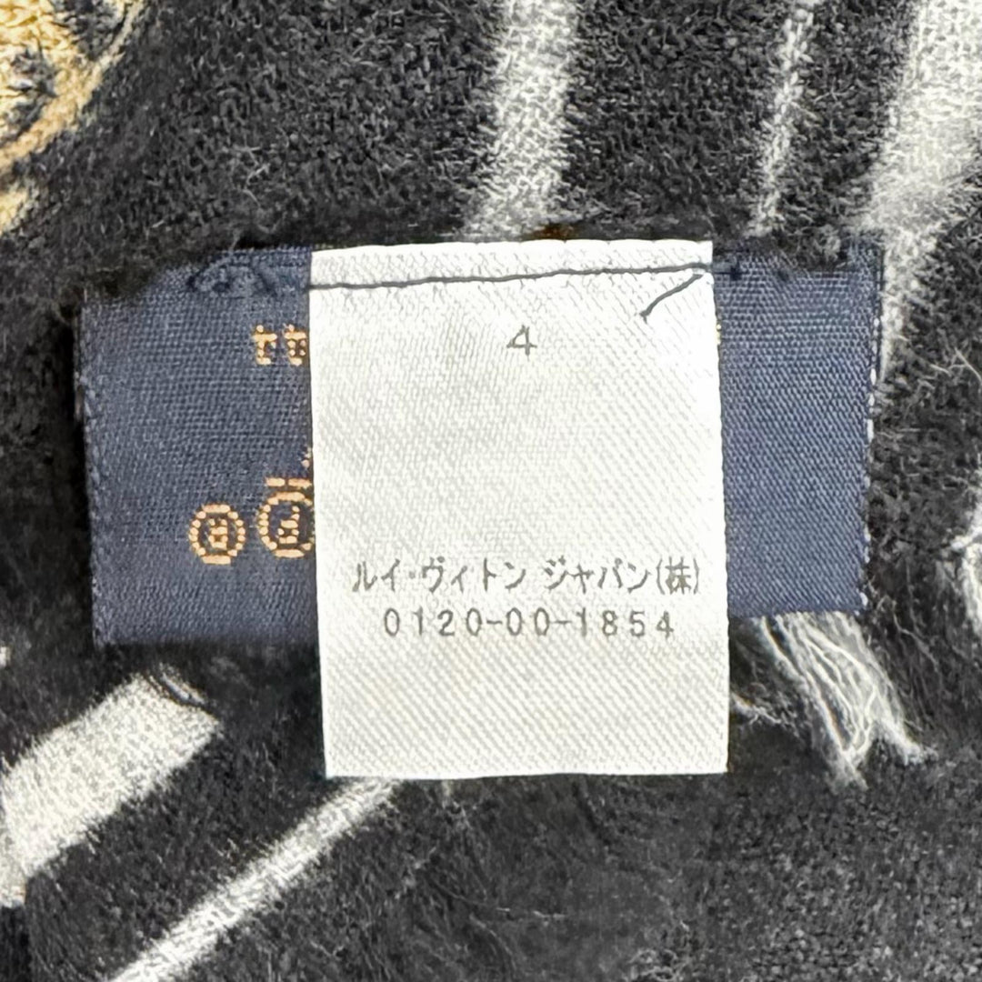 Great LOUIS VUITTON Stall Logo-emblazoned monogram leopard print wool M73644