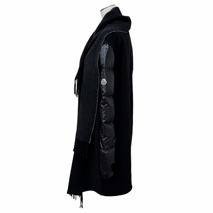Great MONCLER poncho MANTELLA black Nylon Women S