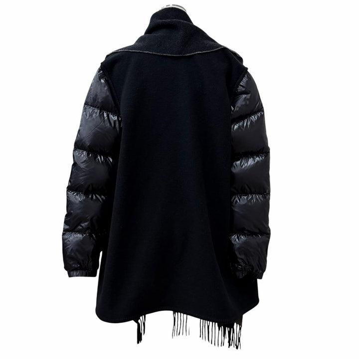 Great MONCLER poncho MANTELLA black Nylon Women S