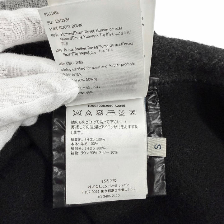Great MONCLER poncho MANTELLA black Nylon Women S