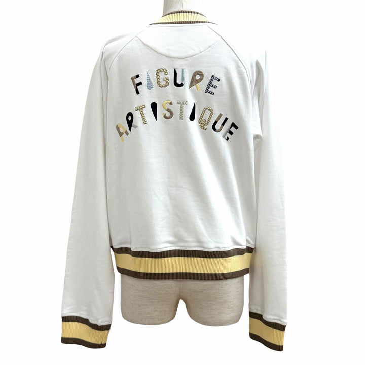 Pristine HERMES sweat Artistic Figurines white cotton Women 38 3H4606DD