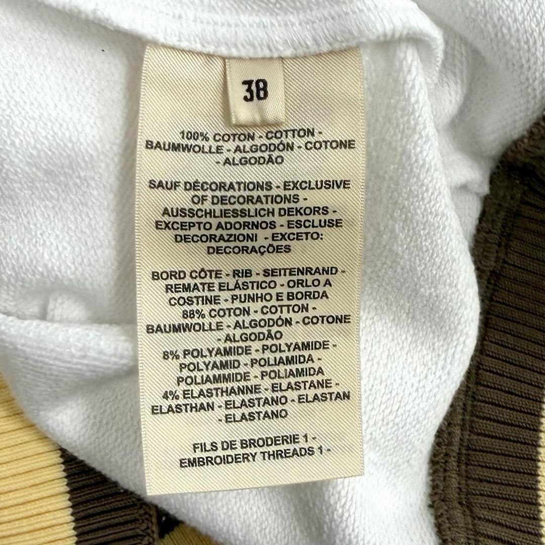 Pristine HERMES sweat Artistic Figurines white cotton Women 38 3H4606DD