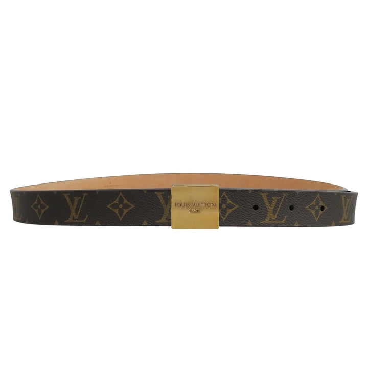 Excellent LOUIS VUITTON belt sun tulle monogram Monogram canvas mens
