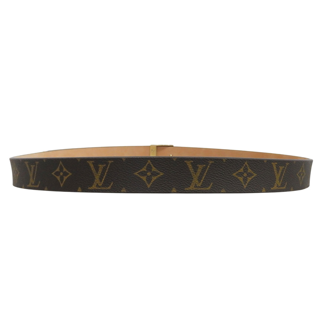 Excellent LOUIS VUITTON belt sun tulle monogram Monogram canvas mens