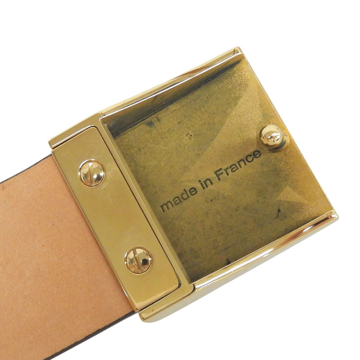 Excellent LOUIS VUITTON belt sun tulle monogram Monogram canvas mens