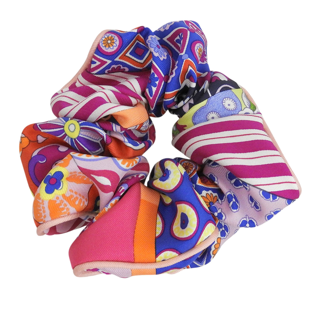 Excellent HERMES Shush Shushu Claudia Overall handle Multi silk Women