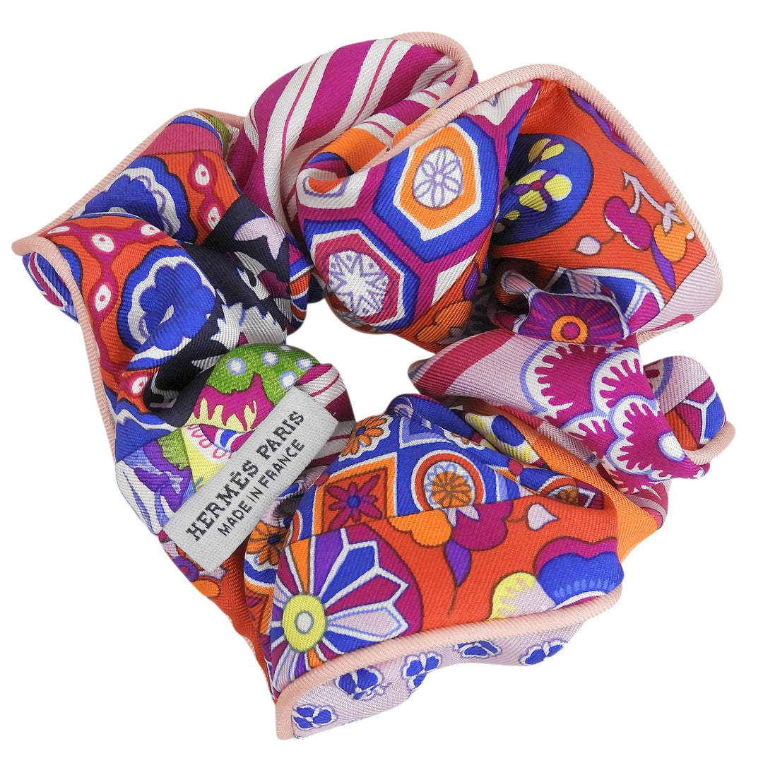 Excellent HERMES Shush Shushu Claudia Overall handle Multi silk Women