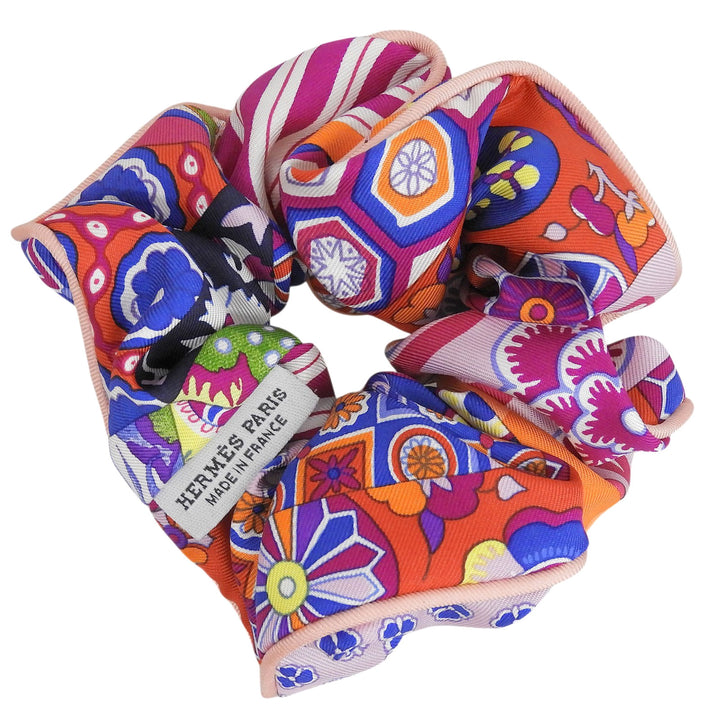 Excellent HERMES Shush Shushu Claudia Overall handle Multi silk Women