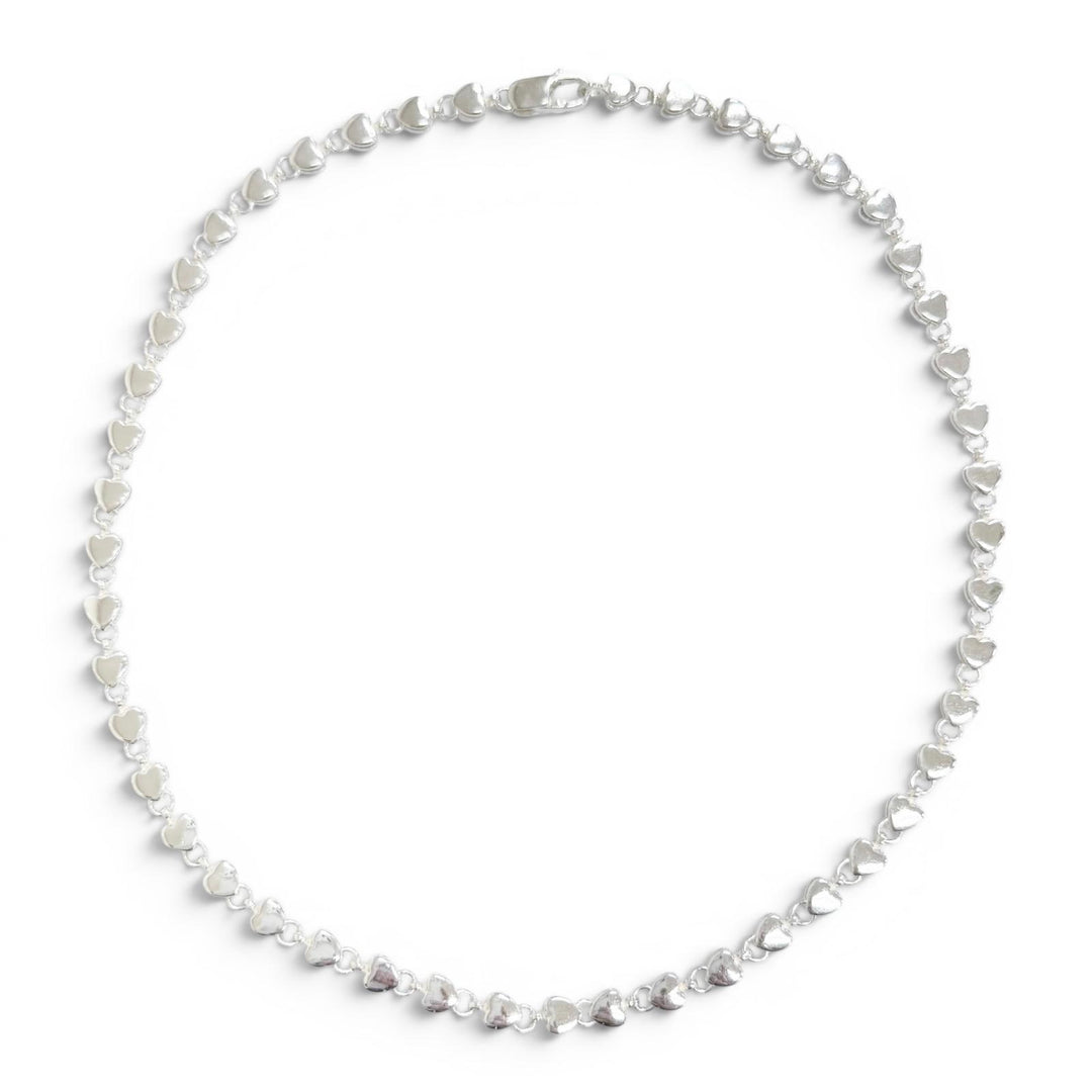 Great TIFFANY&Co. Necklace Puff Heart Necklace Accessories Silver Women