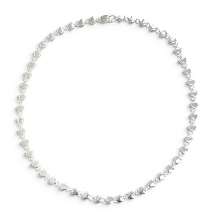 Great TIFFANY&Co. Necklace Puff Heart Necklace Accessories Silver Women