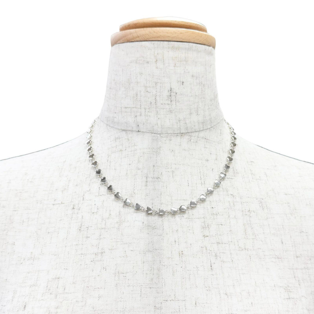 Great TIFFANY&Co. Necklace Puff Heart Necklace Accessories Silver Women