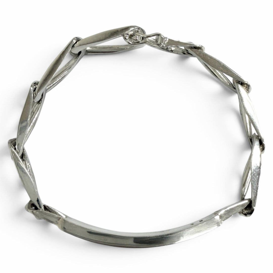 Great TIFFANY&Co. bracelet ID Silver SV925 Women