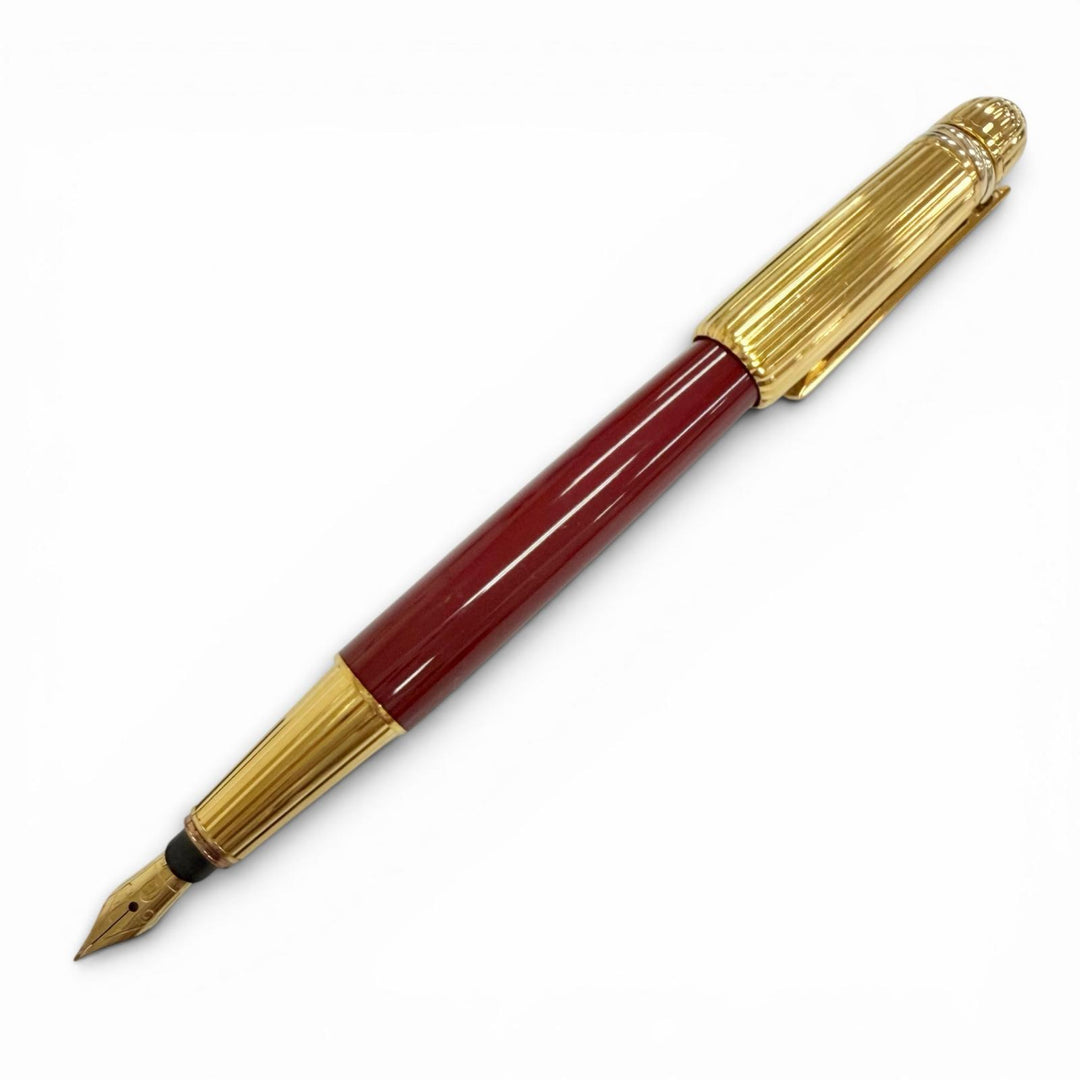 Very Good Cartier fountain pen Pasha de Cartier Trinity Red Gemstone 18K