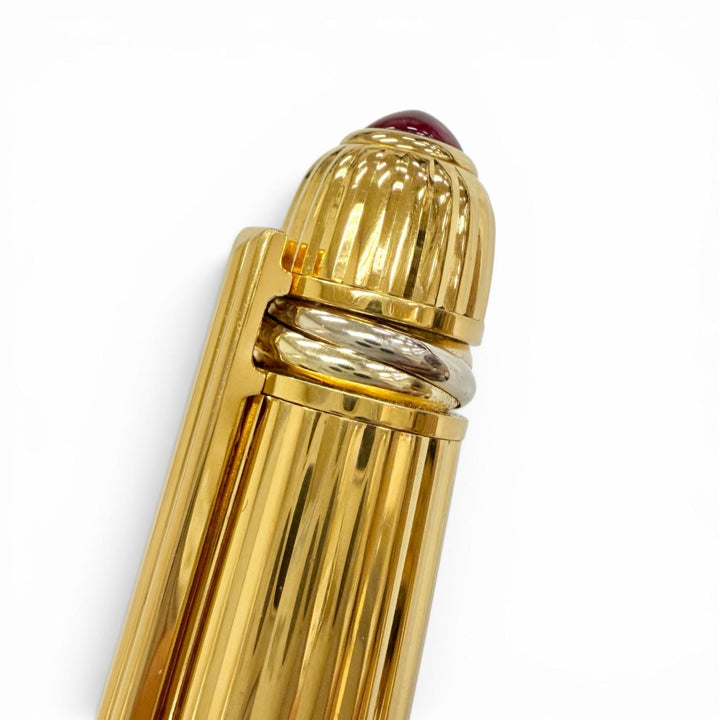 Very Good Cartier fountain pen Pasha de Cartier Trinity Red Gemstone 18K