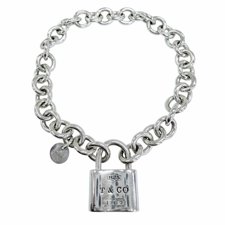 Excellent TIFFANY&Co. 1837 Rock Bracelet Accessories bangle Silver 925 Women