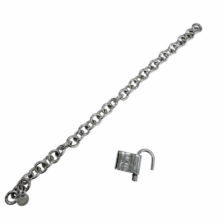 Excellent TIFFANY&Co. 1837 Rock Bracelet Accessories bangle Silver 925 Women