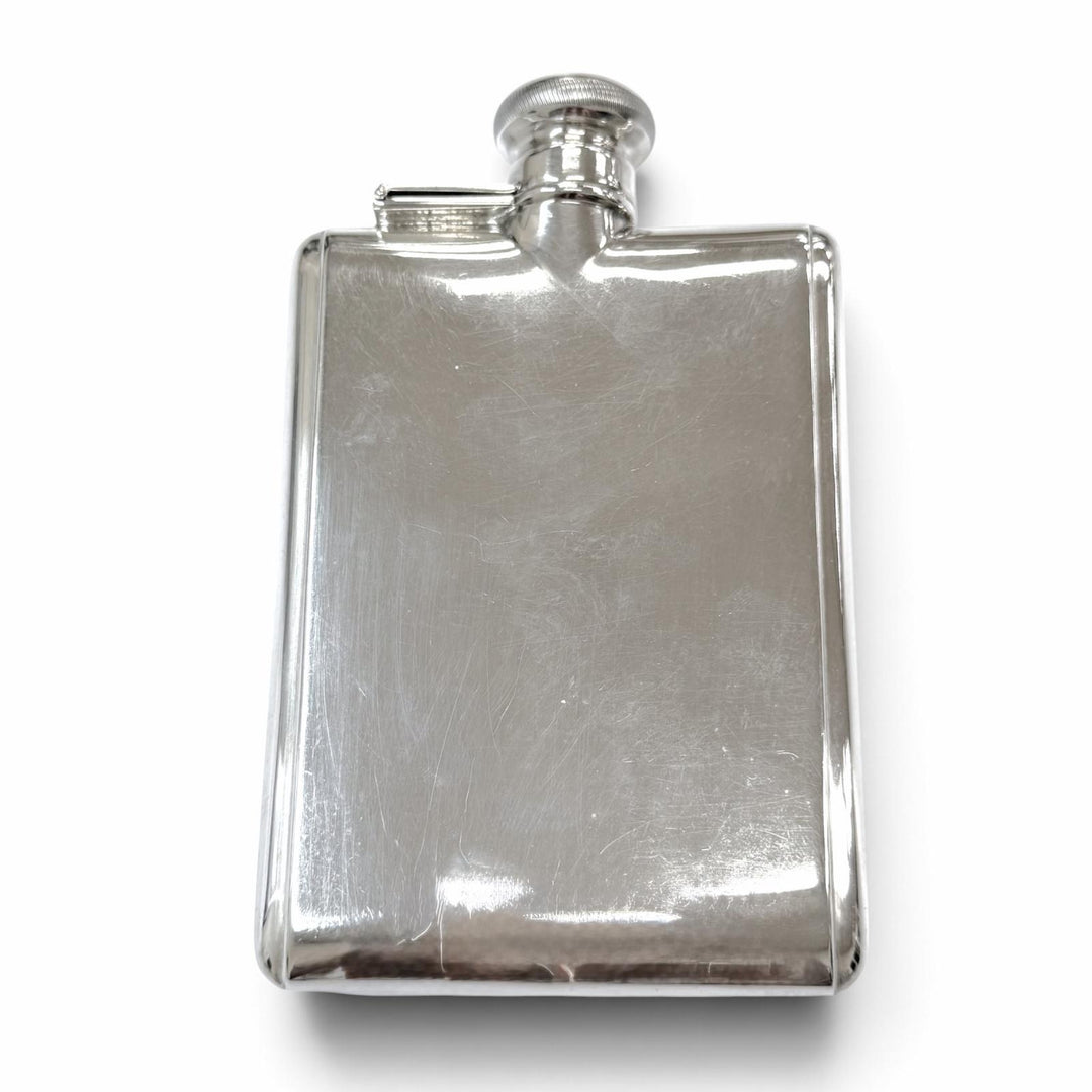 Very Good TIFFANY&Co. Square hip flask whiskey bottle Silver 925 mens