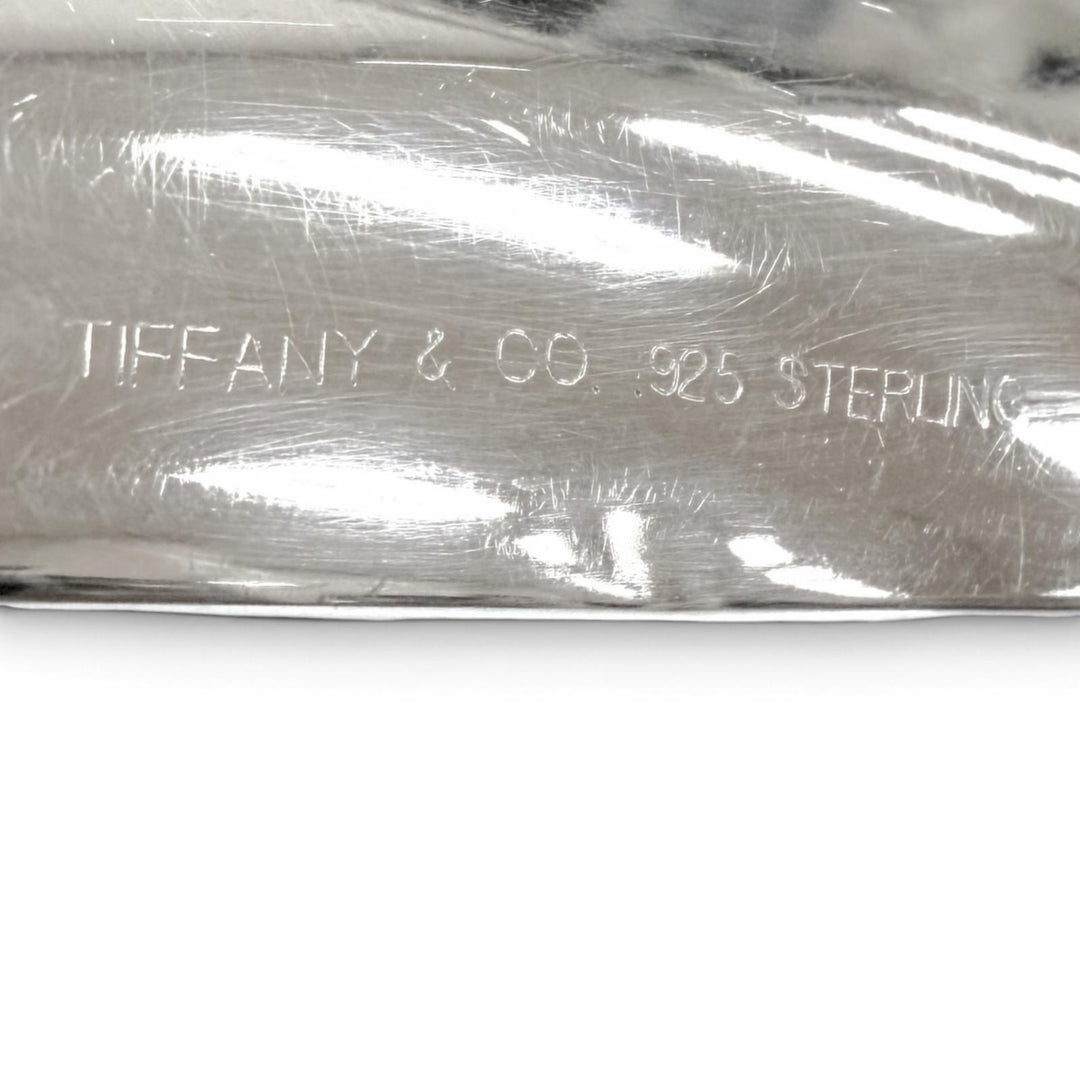 Very Good TIFFANY&Co. Square hip flask whiskey bottle Silver 925 mens