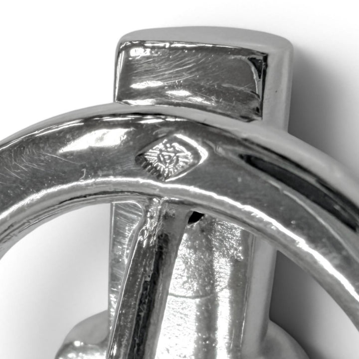 Great HERMES Cufflinks cufflinks ChÃ©ne Dunkel Silver AG925 mens