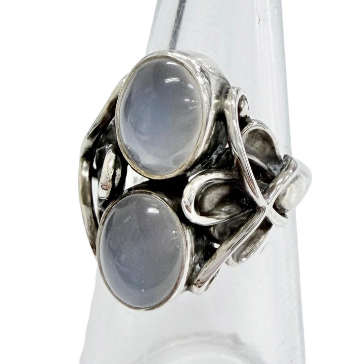 Great Georg Jensen Ring ring moonlight blossom 925 Women 48