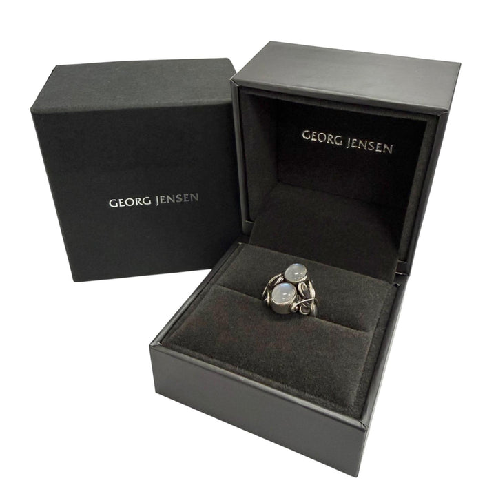 Great Georg Jensen Ring ring moonlight blossom 925 Women 48