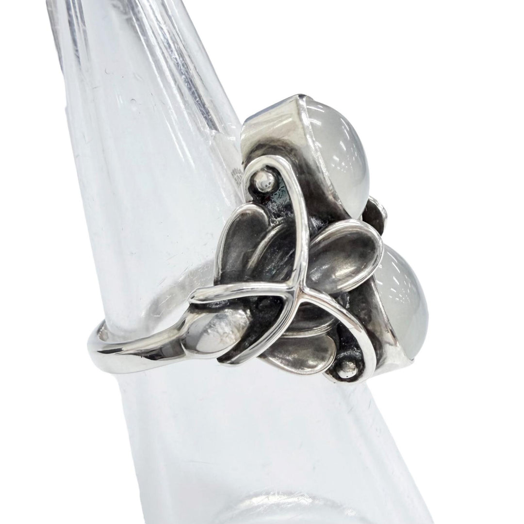 Great Georg Jensen Ring ring moonlight blossom 925 Women 48
