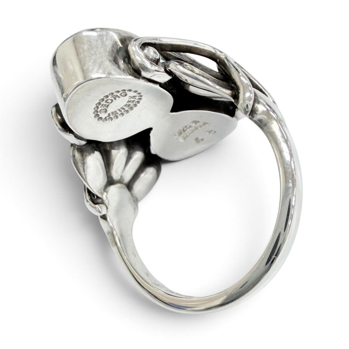 Great Georg Jensen Ring ring moonlight blossom 925 Women 48