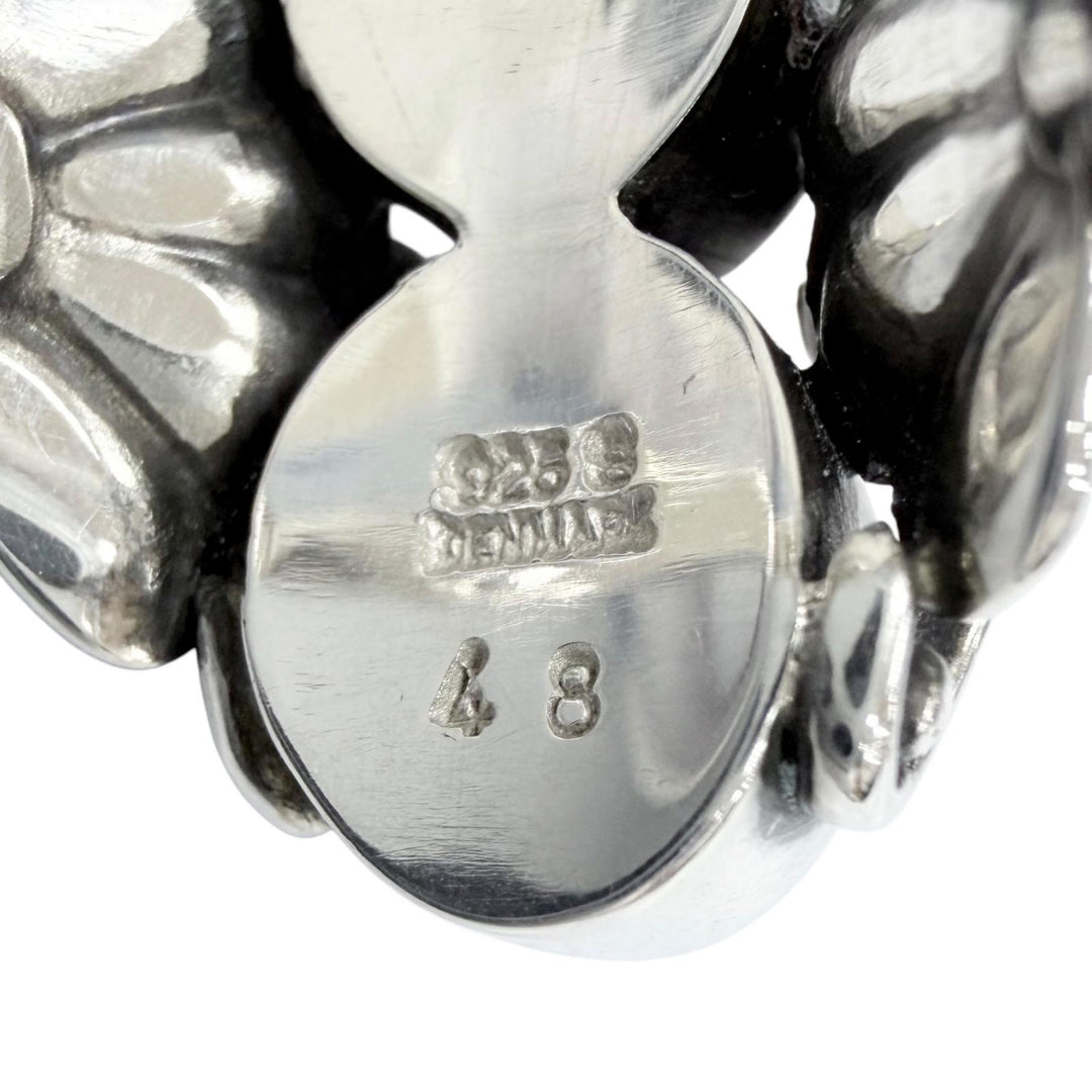 Great Georg Jensen Ring ring moonlight blossom 925 Women 48