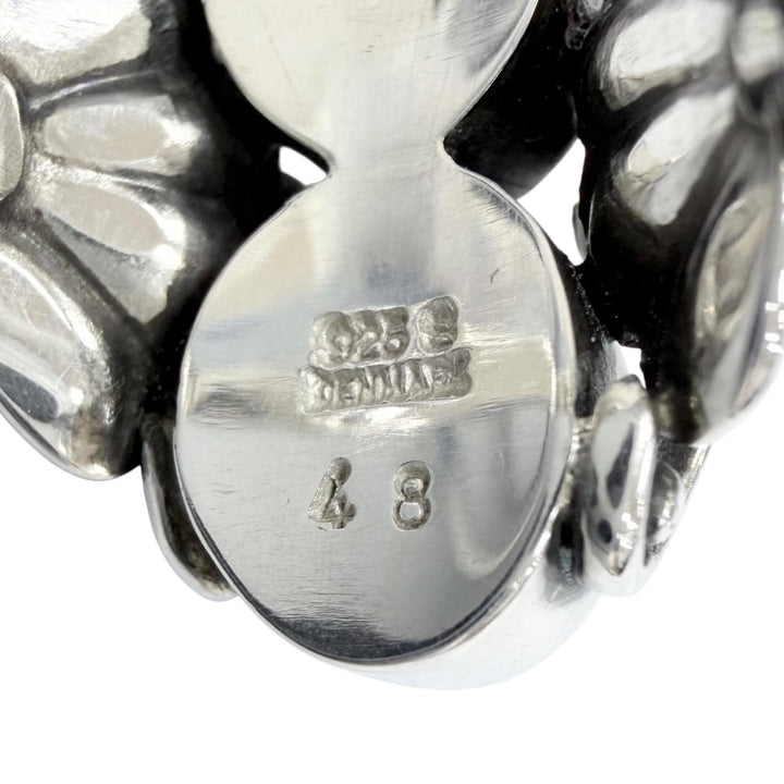 Great Georg Jensen Ring ring moonlight blossom 925 Women 48