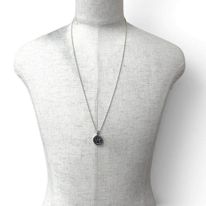 Excellent CHROME HEARTS Necklace CHRM ANGL MDL V2