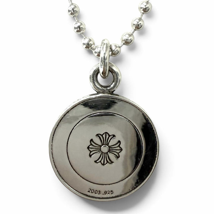 Excellent CHROME HEARTS Necklace CHRM ANGL MDL V2