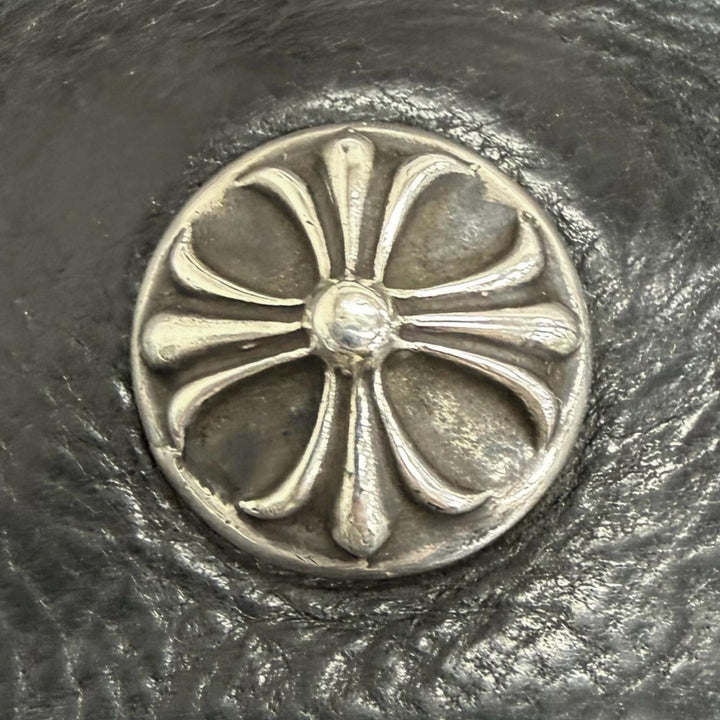 Good CHROME HEARTS Purse JUDY CROSS BALL Judy Cross Ball Button