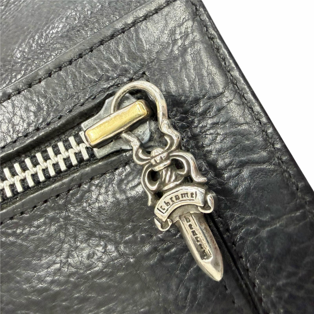 Good CHROME HEARTS Purse JUDY CROSS BALL Judy Cross Ball Button
