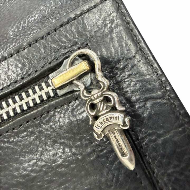 Good CHROME HEARTS Purse JUDY CROSS BALL Judy Cross Ball Button