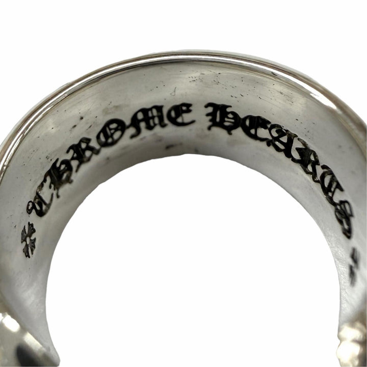 Excellent CHROME HEARTS Ring ring SM SCROLL LABEL 925 (Equivalent to JP No. 7)