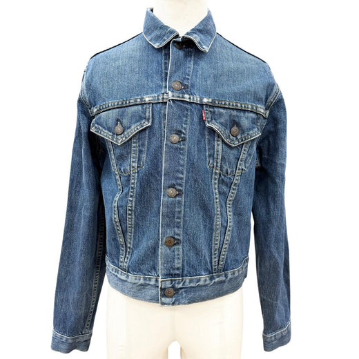 Very Good Levis Denim Jacket blue cotton mens 40 70557-0006
