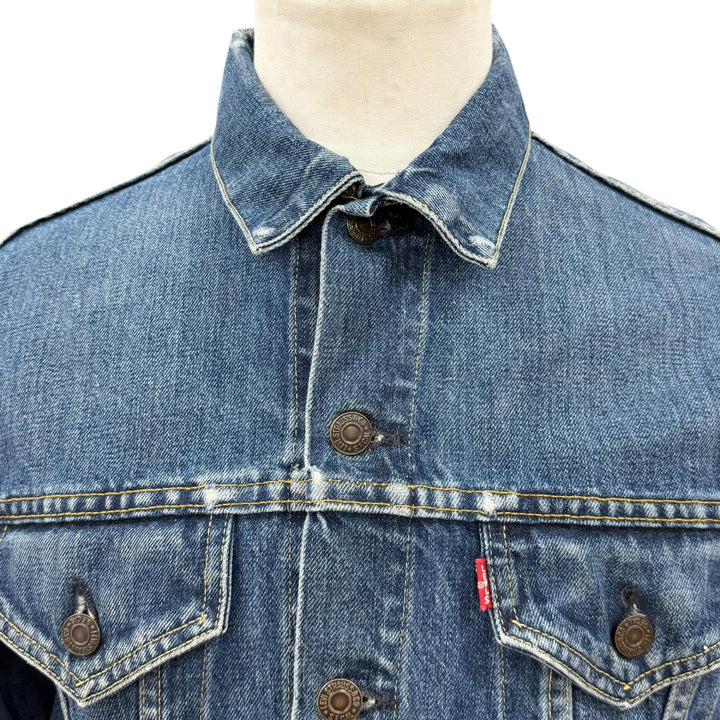 Very Good Levis Denim Jacket blue cotton mens 40 70557-0006