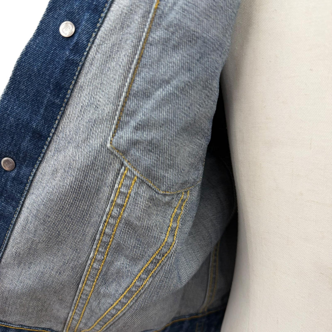 Very Good Levis Denim Jacket blue cotton mens 40 70557-0006