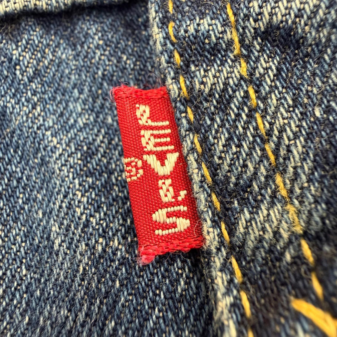 Very Good Levis Denim Jacket blue cotton mens 40 70557-0006