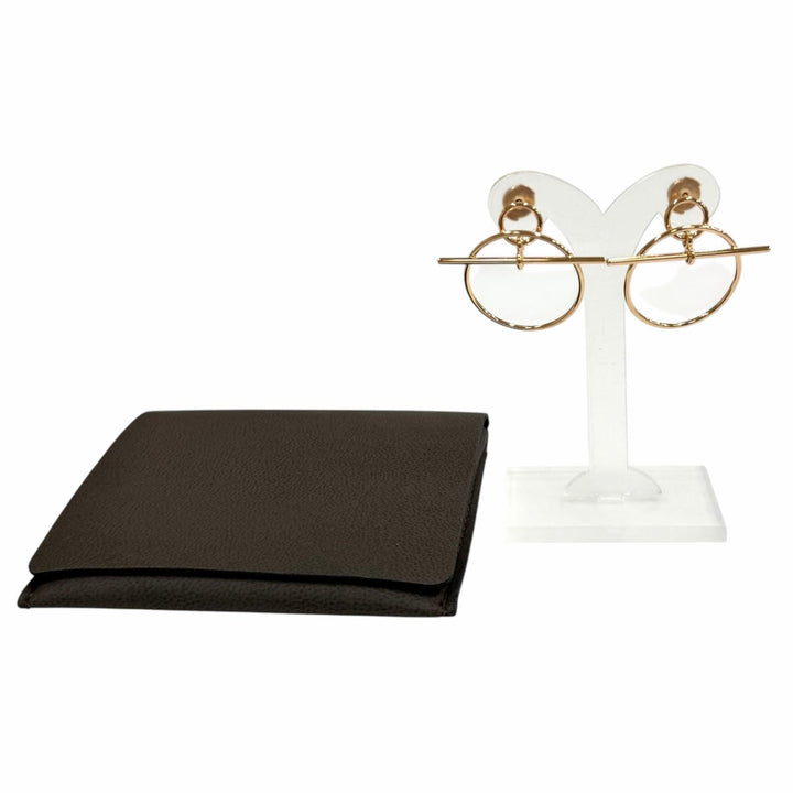 Excellent HERMES Pierce Pierce Echappé PM Pink gold AU750(PG) Women