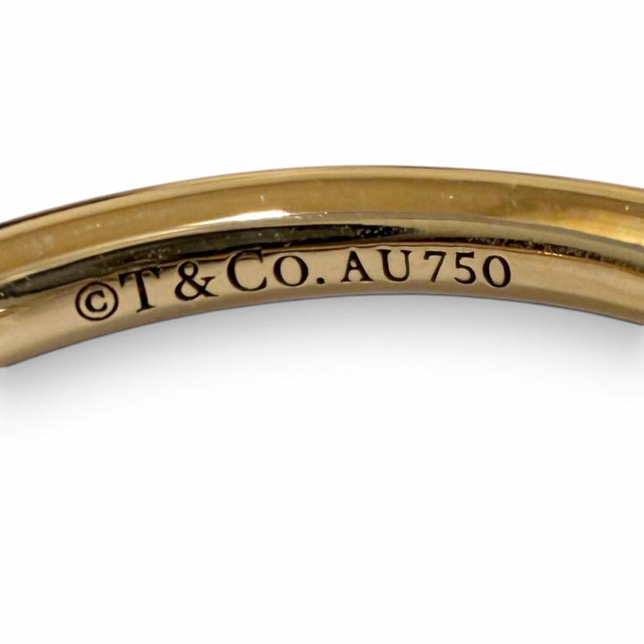 Excellent TIFFANY&Co. Ring T wire Pink gold AU750 Women