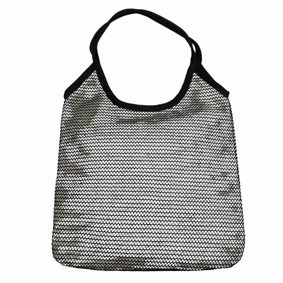 Excellent MIUMIU Tote Bag IVY Pouch included, logo design, raffia mesh 5BG231